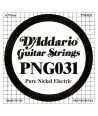 Cuerda suelta para guitarra eléctrica Pure Nickel 031