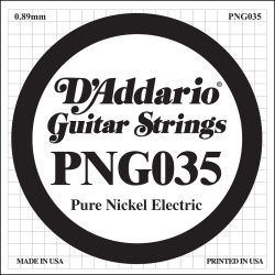 Corde unité 35 électrique pur nickel