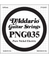 Einzelsaite für E-Gitarre Pure nickel 035