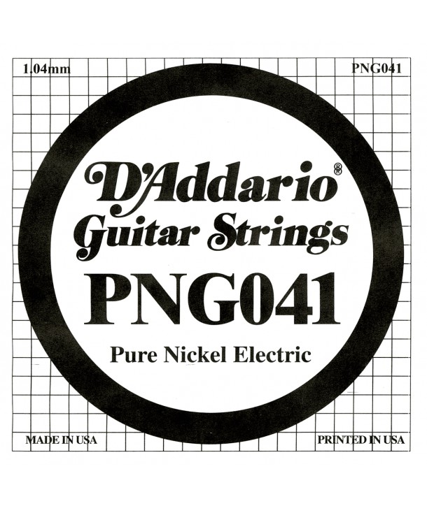 Einzelsaite für E-Gitarre Pure nickel 037