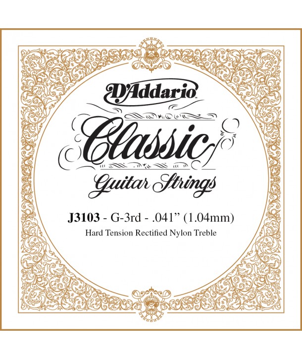 Classic Single Rectified Nylon 3rd Hard Tension