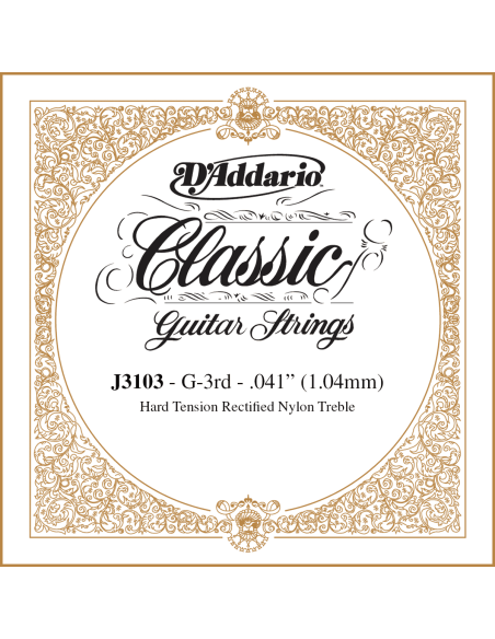 Classic Single Rectified Nylon 3rd Hard Tension