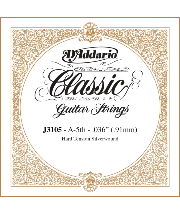 Classic Single Silver Wound 5th Hard Tension