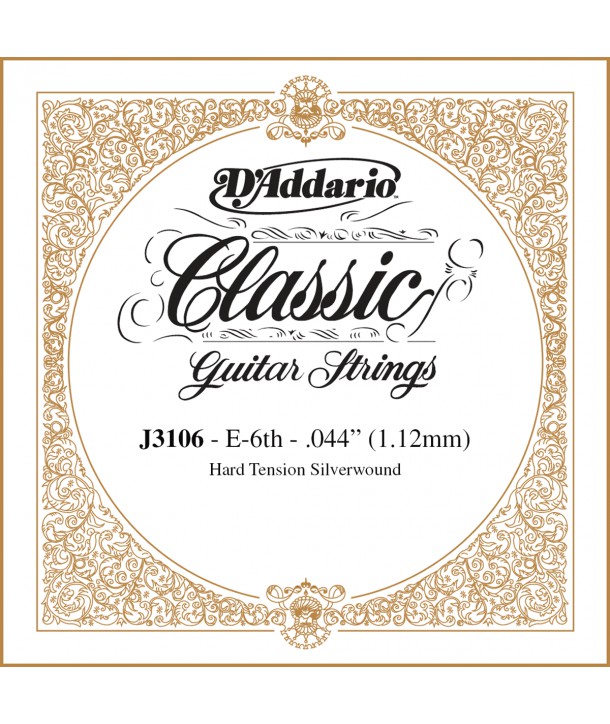Classic Single Silver Wound 6th Hard Tension