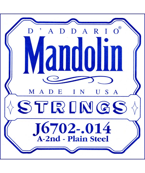 Single Mandolin Plain Steel 2nd string