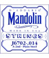 Single Mandolin Plain Steel 2nd string
