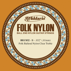 Corde à l'unité Folk Nylon à boule 32