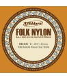 Single Classical/Folk Guitar Nylon 032 Ball End