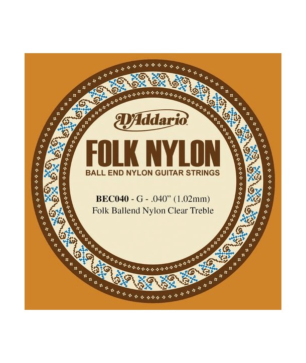 Corde à l'unité Folk Nylon à boule 40