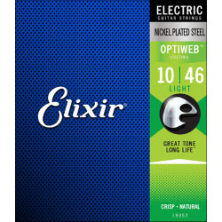 Jeu de cordes électriques Optiweb filé rond Light 10-46