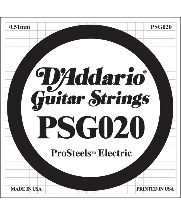 Einzelsaite für E-Gitarre XL Prosteels 020