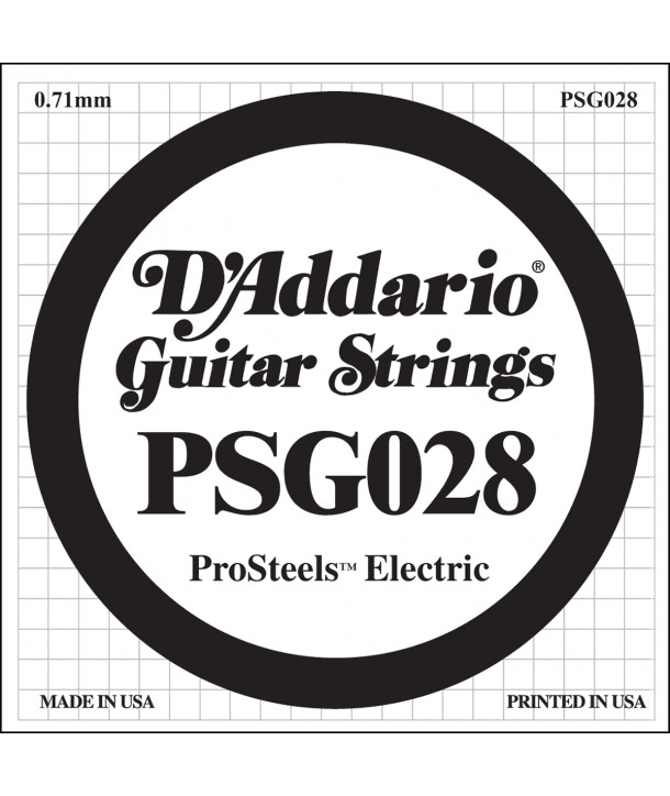 Cuerda suelta para guitarra eléctrica Prosteels 028