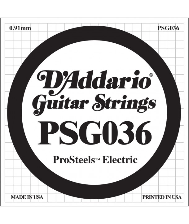 Cuerda suelta para guitarra eléctrica Prosteels 036