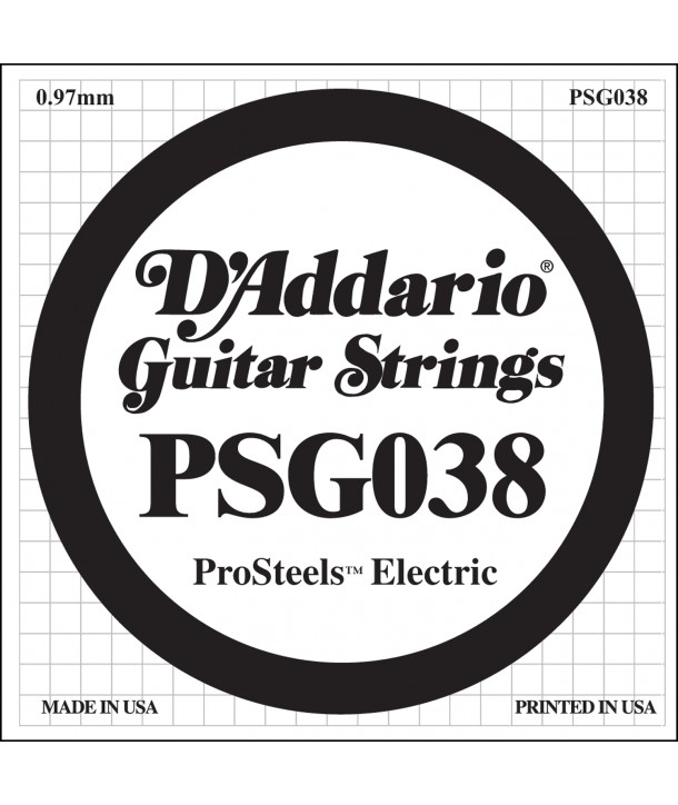 Einzelsaite für E-Gitarre XL Prosteels 038