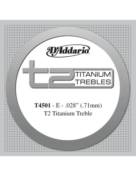 Corde à l'unité Titanium Mi aigu Tension normale