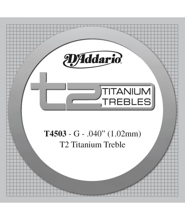 Single T2 Titanium .040 Normal