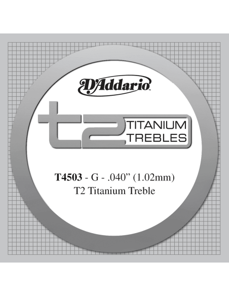 Single T2 Titanium .040 Normal