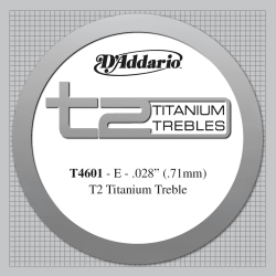 Corde à l'unité Titanium Mi aigu Tension forte