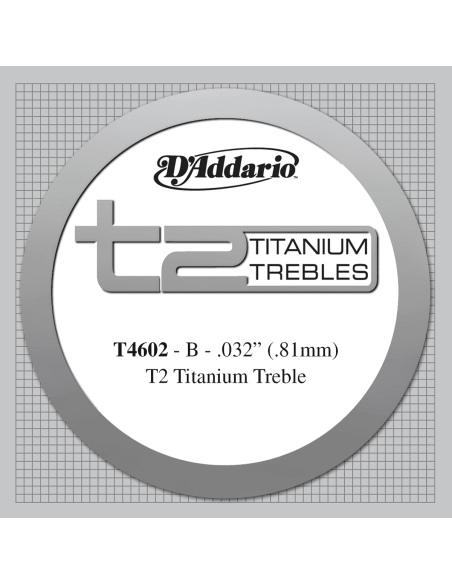 Single T2 Titanium .032 Hard
