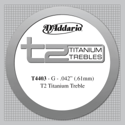 Corde à l'unité Titanium Sol Tension extra forte