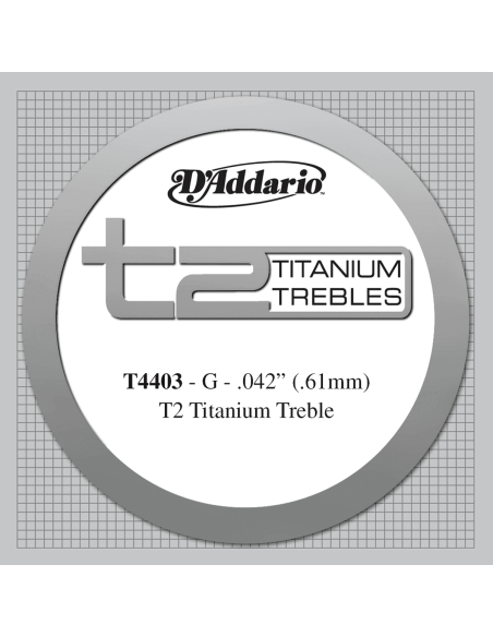 Single T2 Titanium .042 Extra-Hard