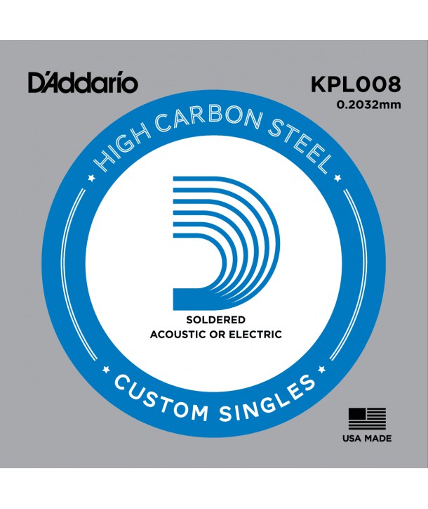Acoustic or electric single string Plain Steel 8