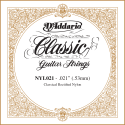 Single Classical Guitar Rectified Nylon 021