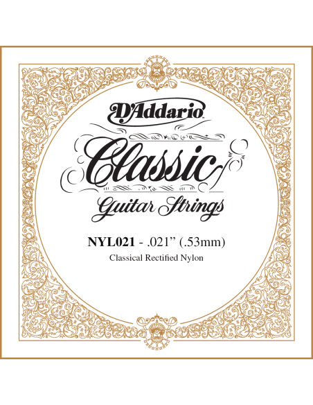 Corde à l'unité Classique Nylon rectifié 021