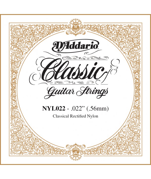 Corde à l'unité Classique Nylon rectifié 022