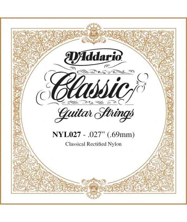 Corde à l'unité Classique Nylon rectifié 027