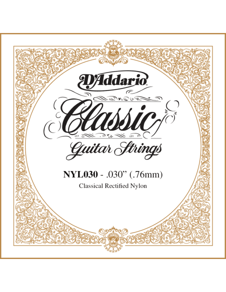 Corde à l'unité Classique Nylon rectifié 030