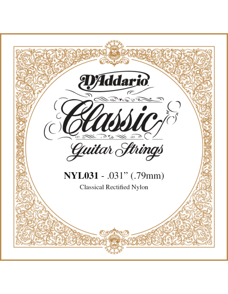Single Classical Guitar Rectified Nylon 031