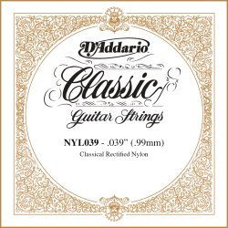 Corde à l'unité Classique Nylon rectifié 039