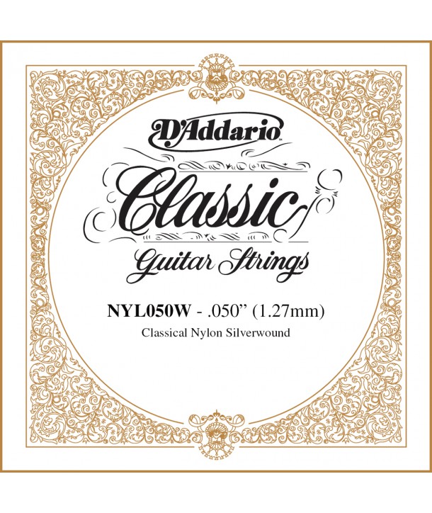 Single Classical Guitar Silver Wound 050