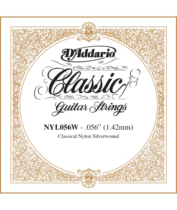 Single Classical Guitar Silver Wound 056