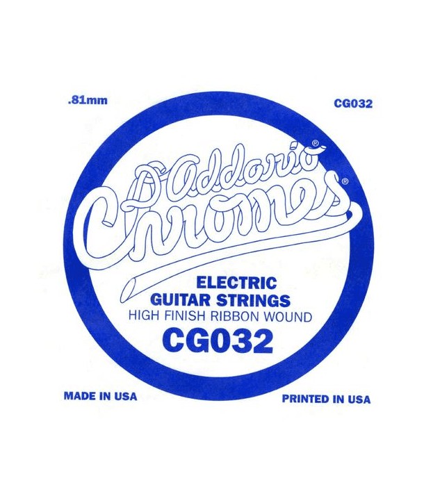 Electric Single XL Chromes Flat Wound 032