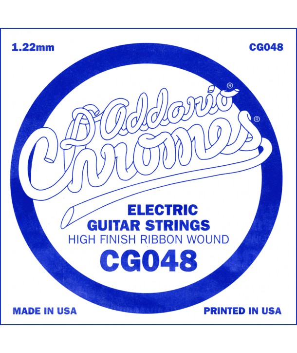 Einzelsaite für E-Gitarren Chrome 048