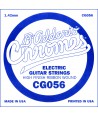 Einzelsaite für E-Gitarren Chrome 056