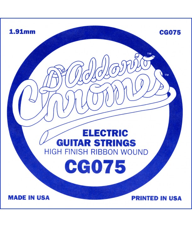 Electric Single XL Chromes Flat Wound 075