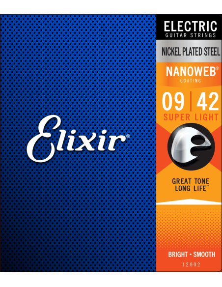 Electric strings set Nanoweb Extra-light 9-42