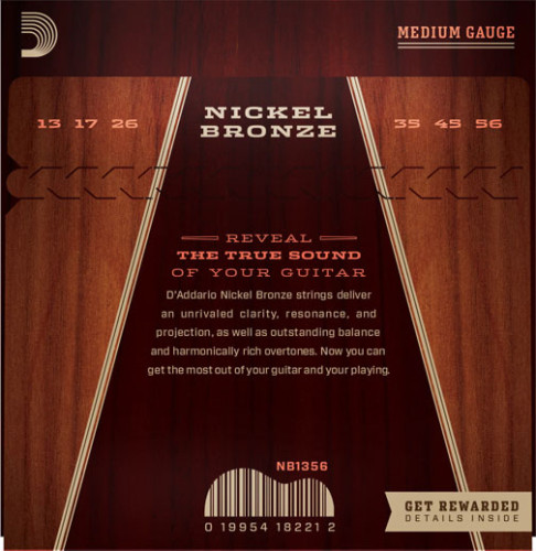 Acoustic strings set Nickel Bronze Light 12-52 Balanced Tension