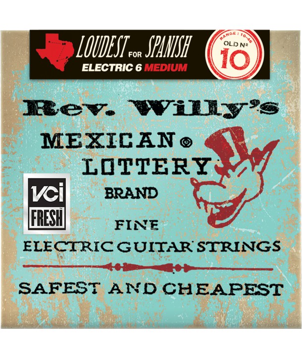 E-Gitarren Saiten Rev. Willy's Mexican Lottery Medium 10-46