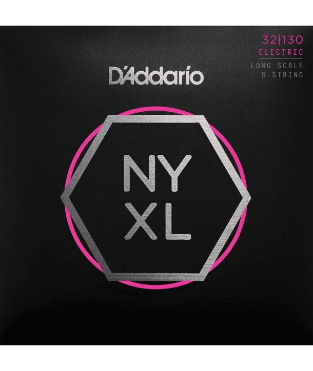 Bass 6 strings set New York XL Nickel wound 32-130