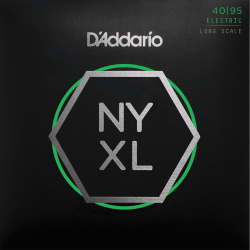 Jeu de cordes Basse New York XL Nickel filé rond 40-95