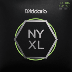 Jeu de cordes Basse New York XL Nickel filé rond 45-105