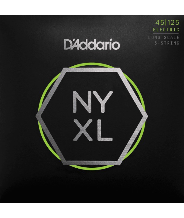 Bass 5 strings set New York XL Nickel wound 45-125