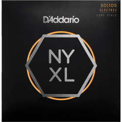 Jeu de cordes Basse New York XL Nickel filé rond 50-105