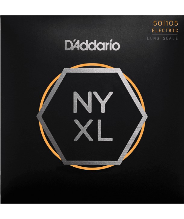 Jeu de cordes Basse New York XL Nickel filé rond 50-105