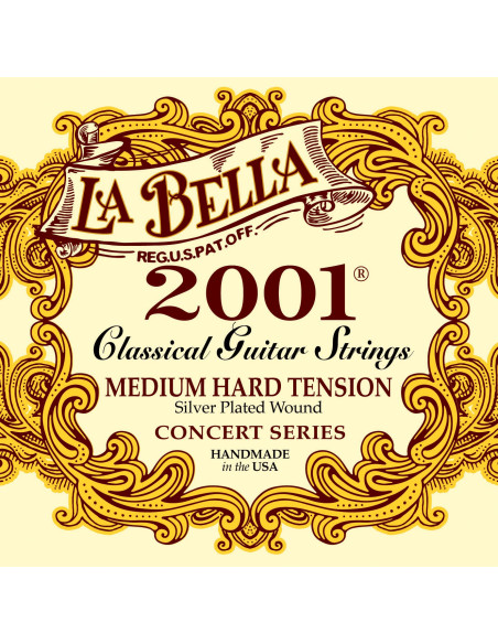 Jeu de cordes classiques Série 2001 Tension medium-forte