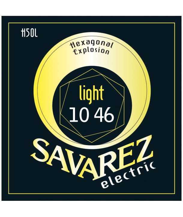 Jeu de cordes électriques Hexagonal Explosion Extra-Light 9-42